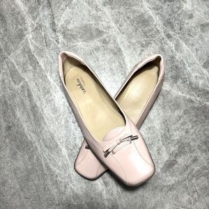 Vintage True Spirit Easy Spirit Leather  Appleyard Skimmer Beige Flats